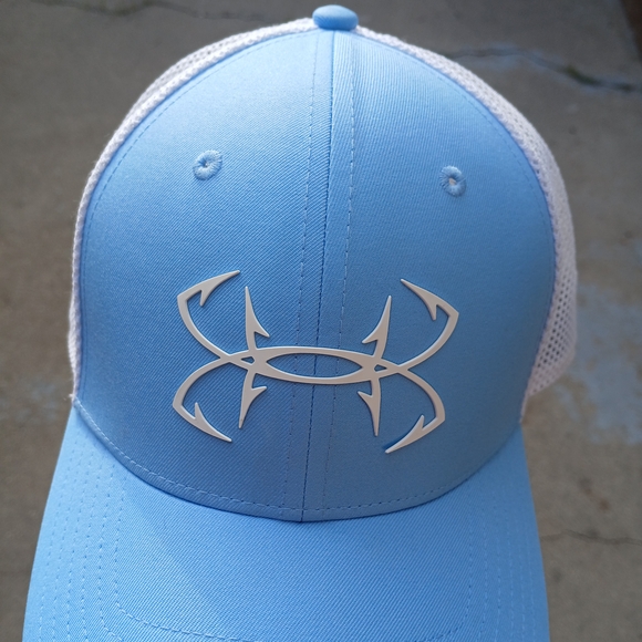 Under Armour Men's Fish Hook 2.0 Fishing Cap - Carolina Blue - Size L-XL - Picture 2 of 8